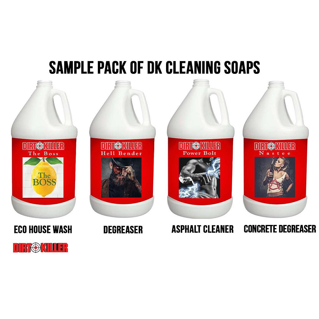 Dirt Killer Chemical Sample Kit House Wash Soaps Dirt Killer